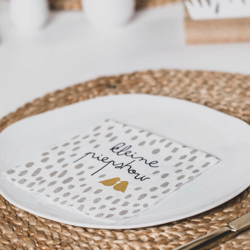 Cocktailservietten "Kleine Piepshow" - Räder