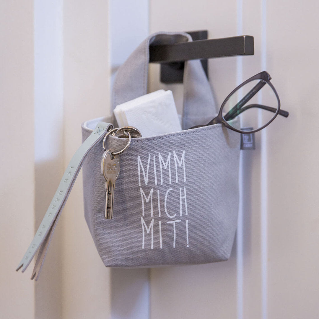 Klinkentasche "Nimm mich mit" - Räder