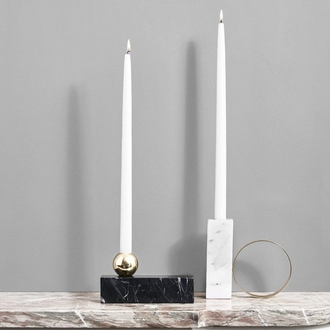 Kerzenhalter Tangent weiß - OYOY