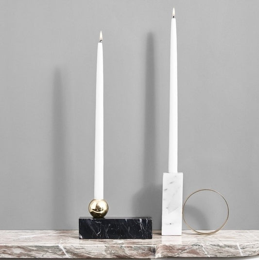 Kerzenhalter Tangent weiß - OYOY