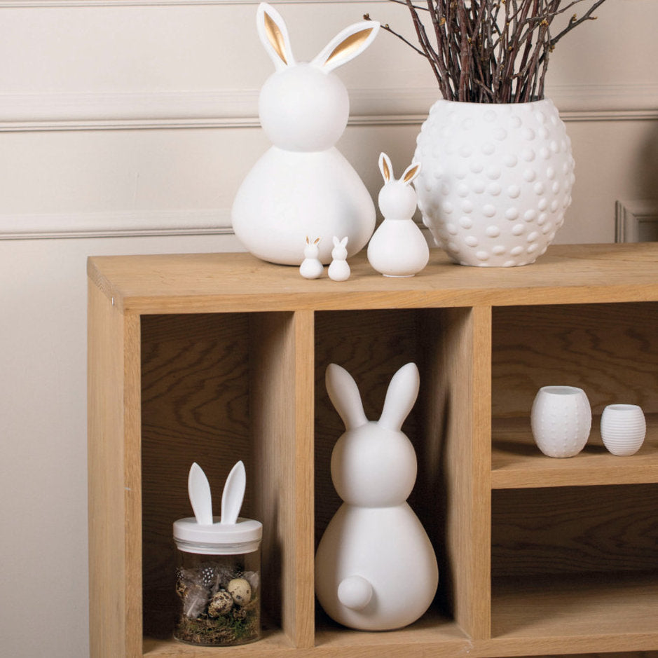 Oster Porzellanhasen "Herren Set aus 2" - Räder