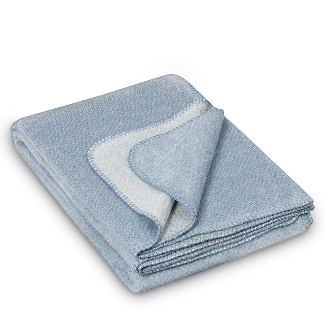 Kuscheldecke "Emma" blau meliert - Riema