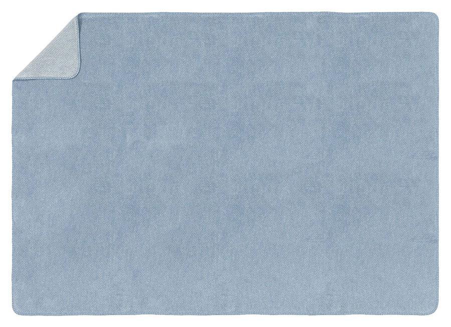 Kuscheldecke "Emma" blau meliert - Riema