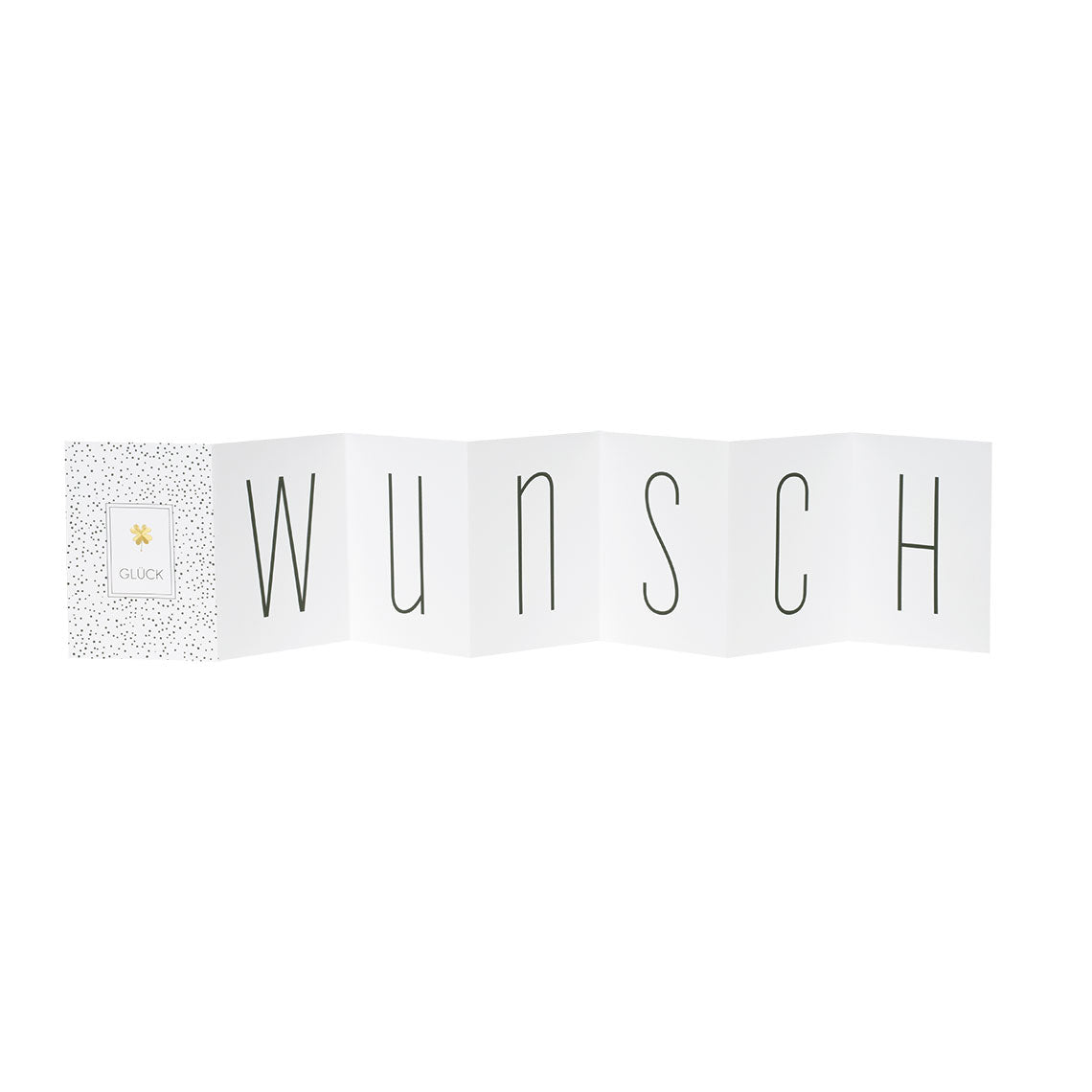 Leporellokarte "Glückwunsch" - Räder