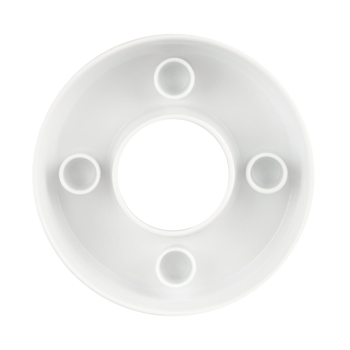 Porzellankranz für Stabkerzen "Wunder kommen" - Räder