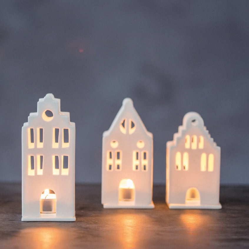 Mini Lichthaus "Grachtenhaus" - Räder