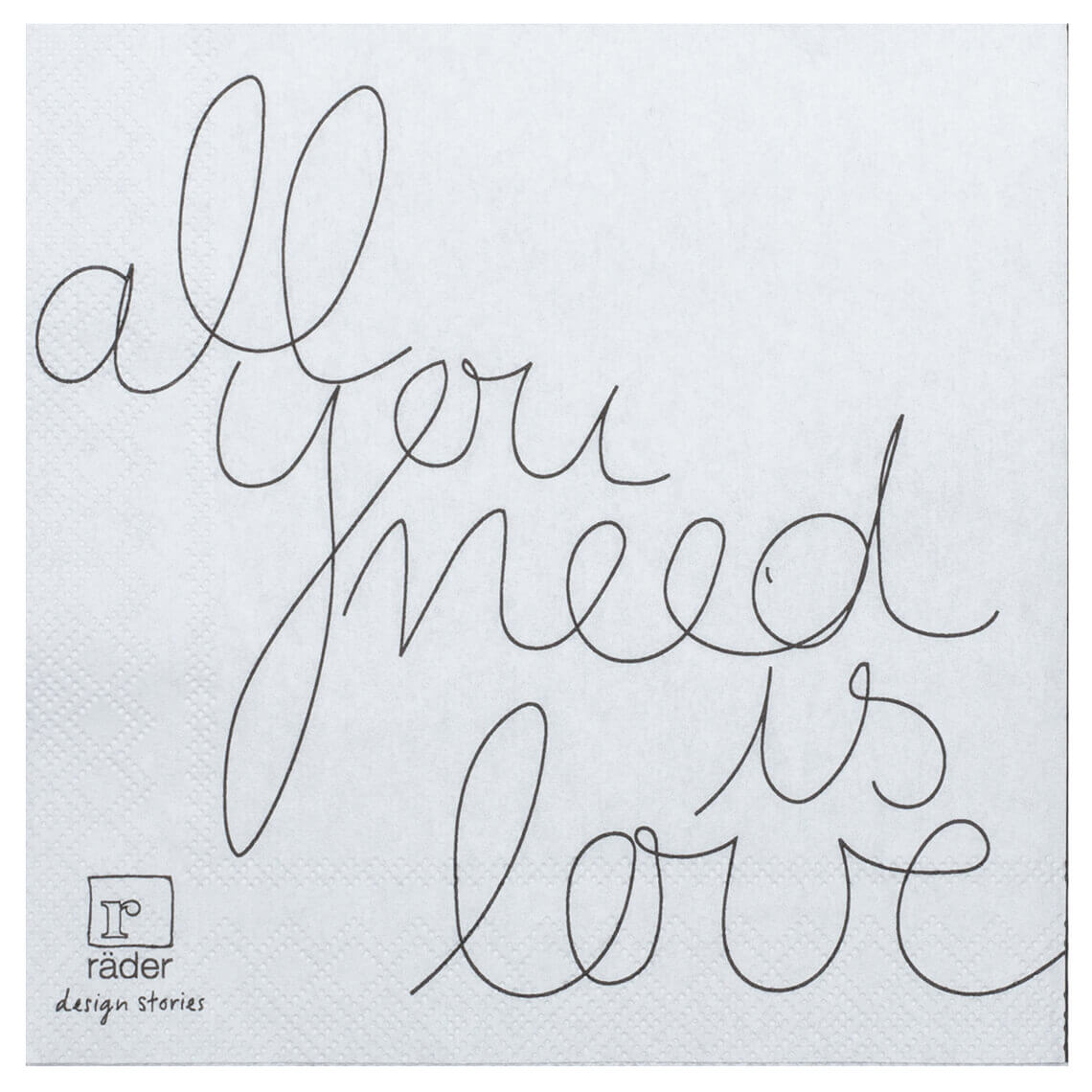 Cocktailservietten "All you need" - Räder