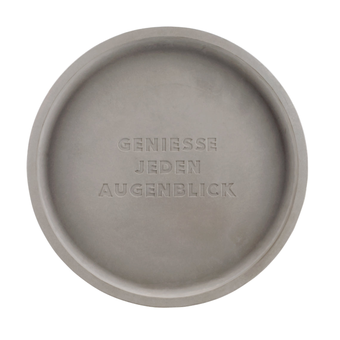 Betonschale "Geniesse jeden Augenblick" - Räder