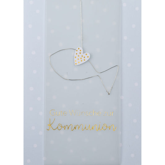 Drahtkarte "Kommunion" - Räder