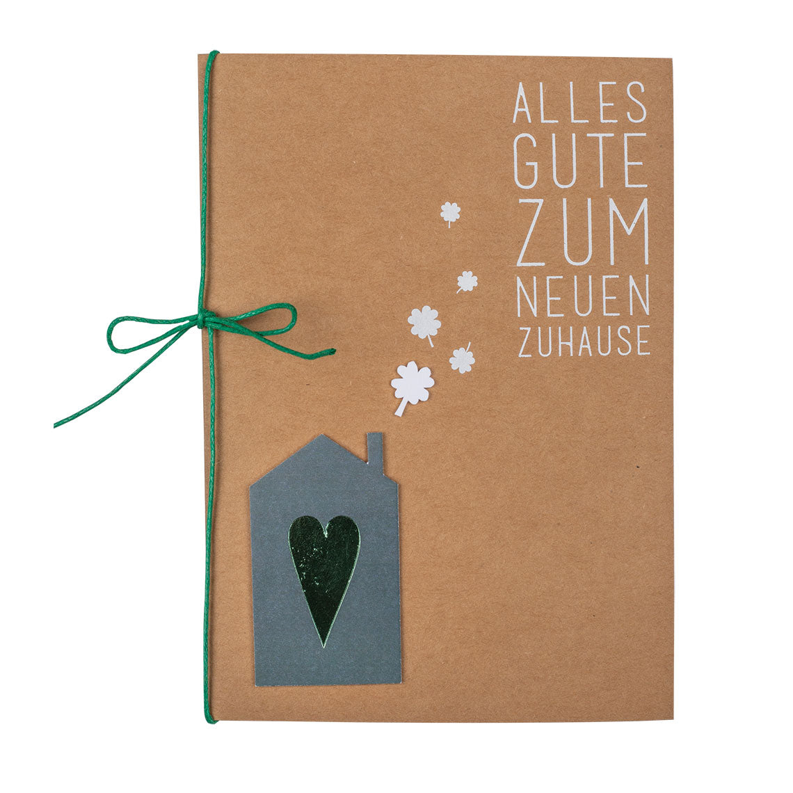 Häuschenkarte "Alles Gute zum neuen Zuhause" - Räder