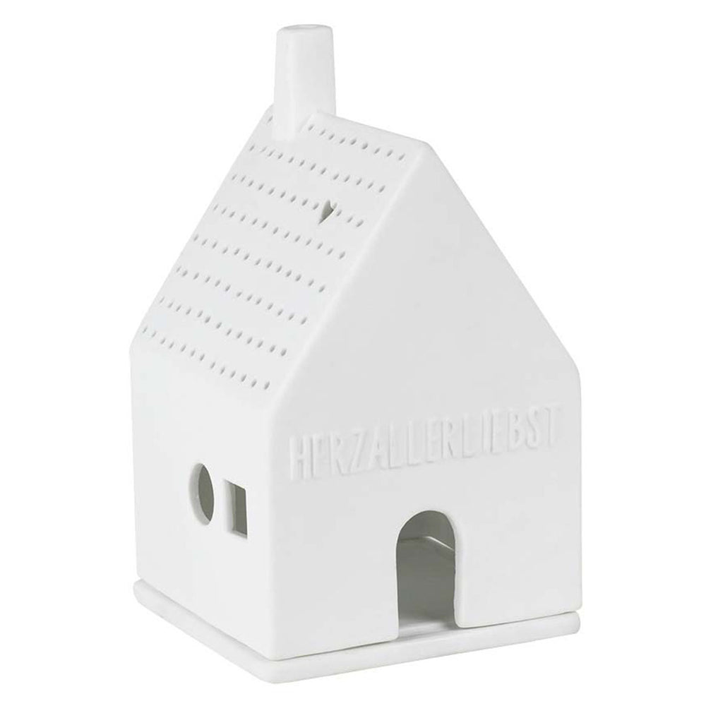 Lichthaus Herzhäuschen blau original LeuchtKeramik DKH01B Lichthaus Herzhäuschen blau original LeuchtKeramik DKH01B