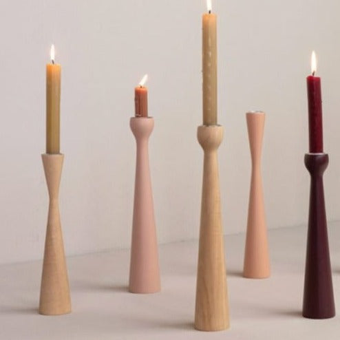 Kerzenhalter aca sandglass natur 30 cm - Kinta