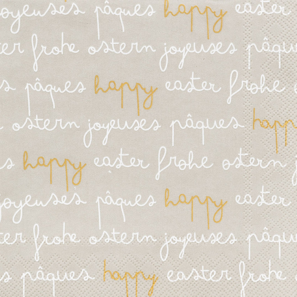 Osterservietten "Happy" - Räder