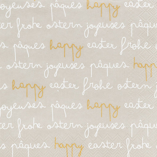 Osterservietten "Happy" - Räder