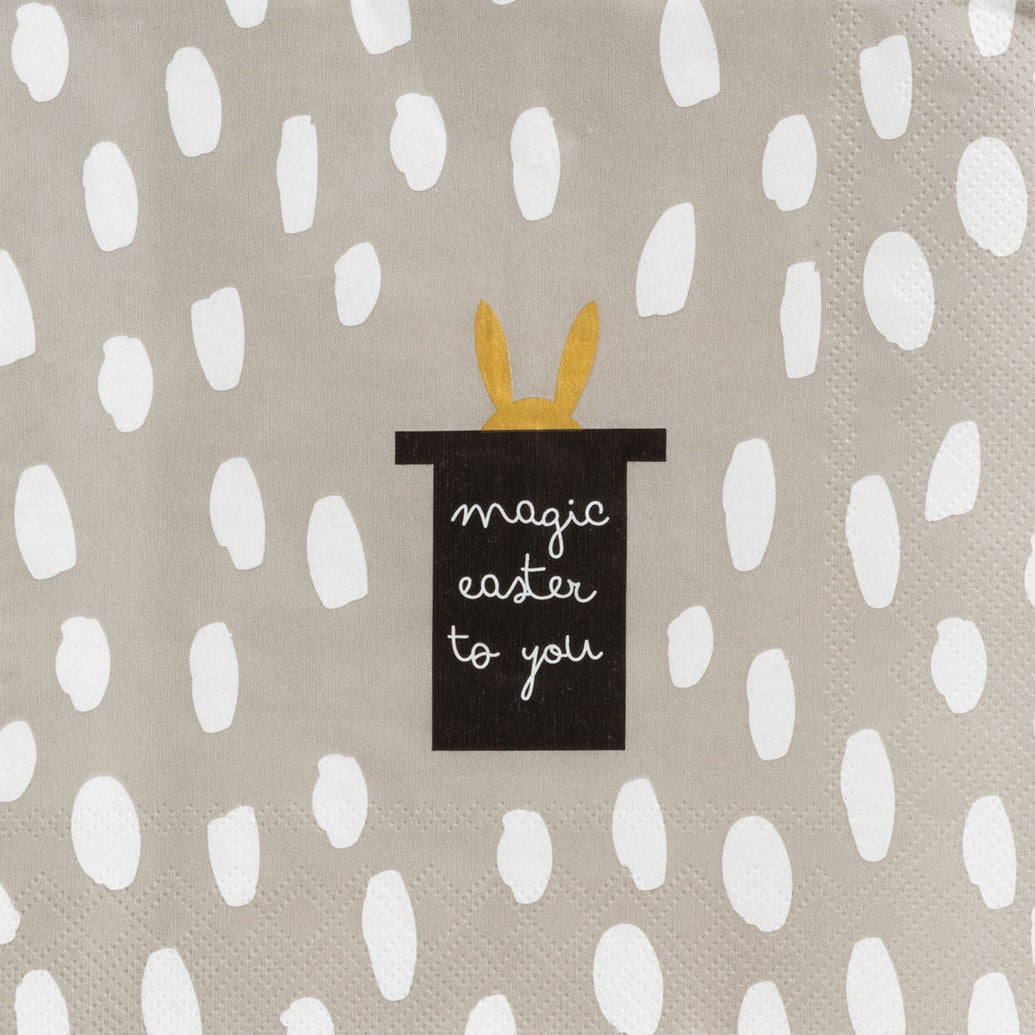 Servietten "magic easter" - Räder