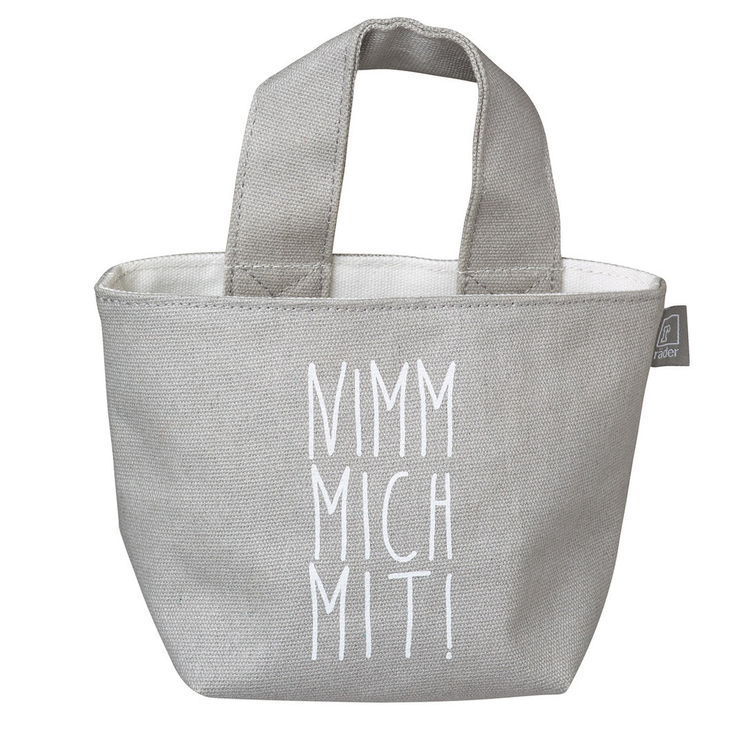 Klinkentasche "Nimm mich mit" - Räder