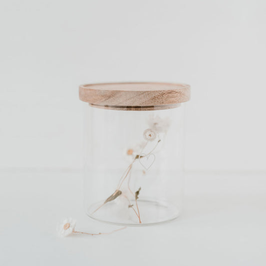 Vorratsglas Herz 13 cm - Eulenschnitt