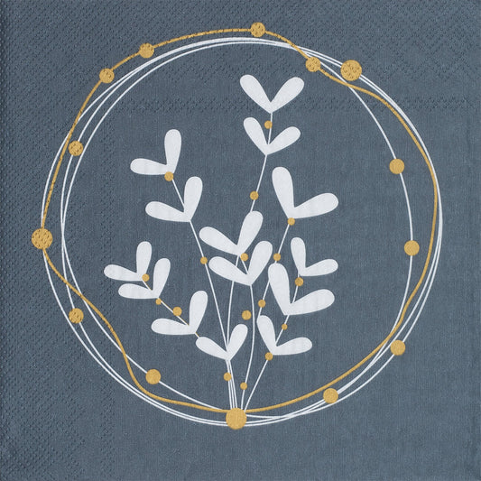 Weihnachtsservietten "Mistelkranz" - Räder