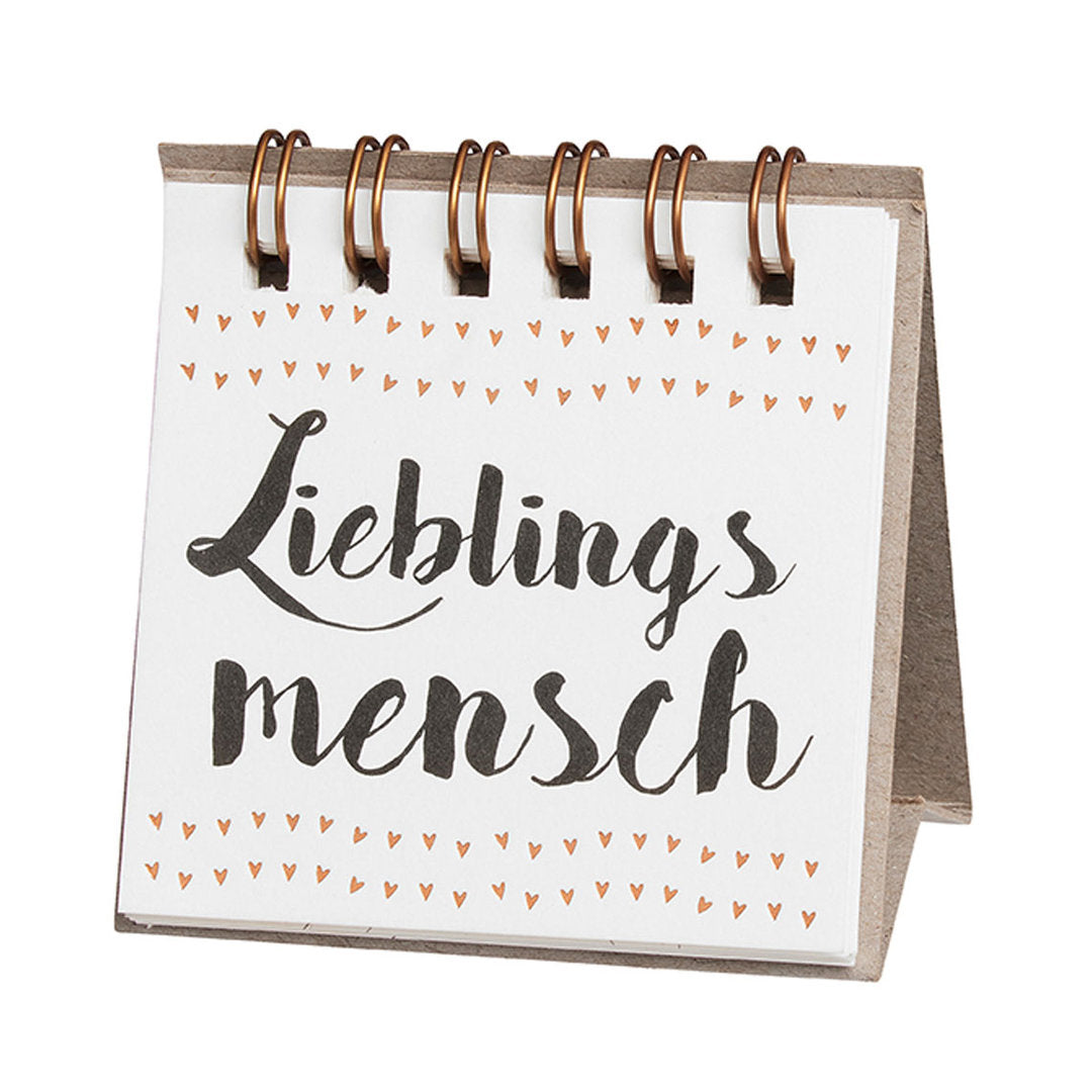 Kleine Botschaften "Lieblingsmensch" - Räder