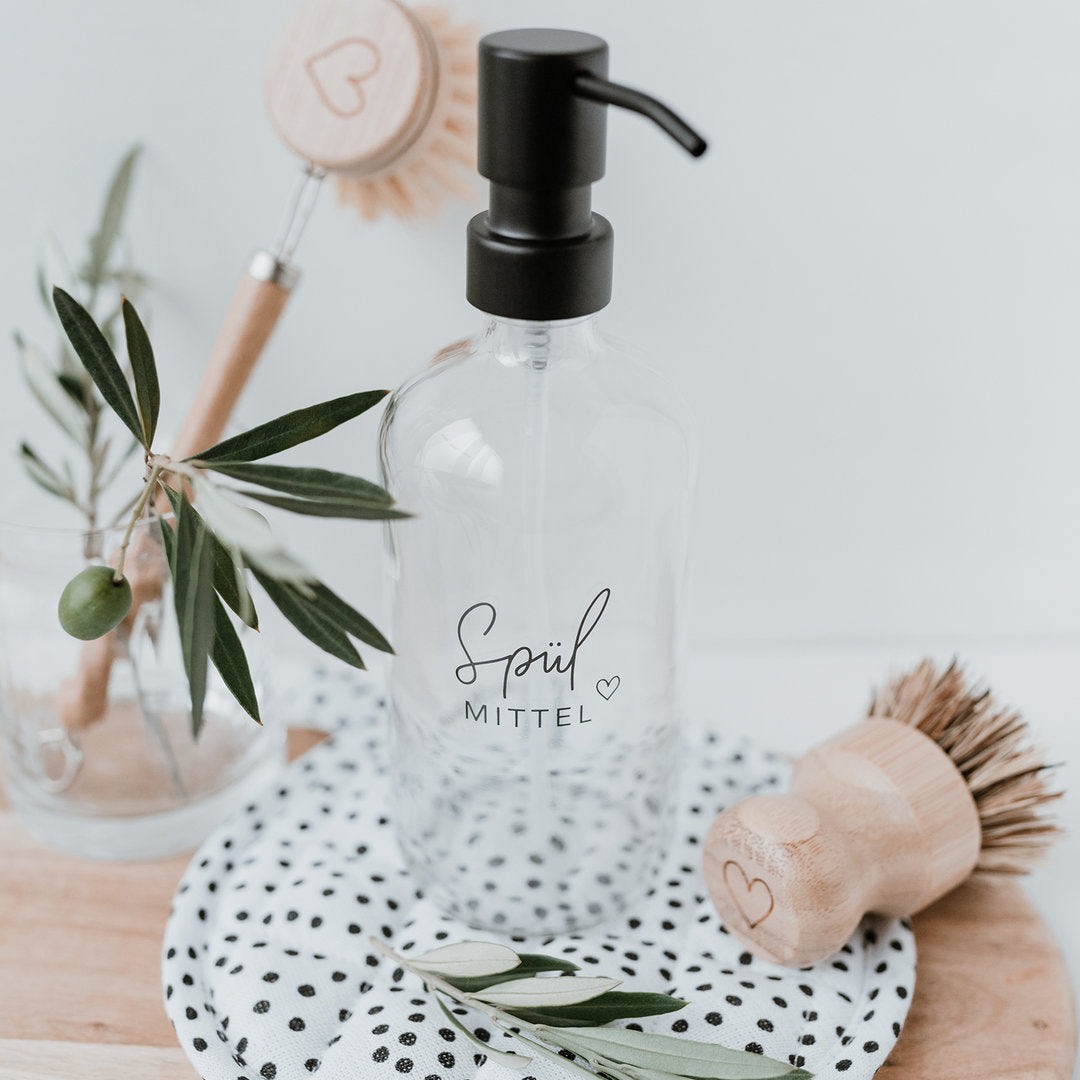 Seifenspender Spülmittel transparent - Eulenschnitt