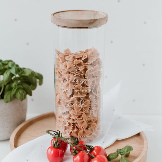 Vorratsglas Liebe 25cm - Eulenschnitt