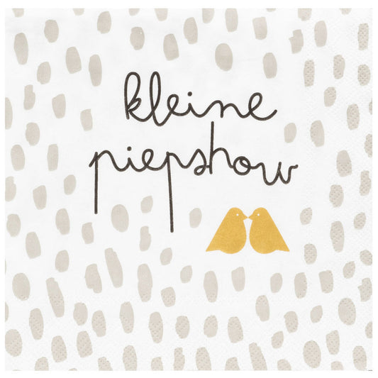 Cocktailservietten "Kleine Piepshow" - Räder