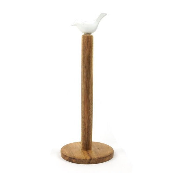 Küchenrollenhalter aca mit weißem Vogel - Kinta