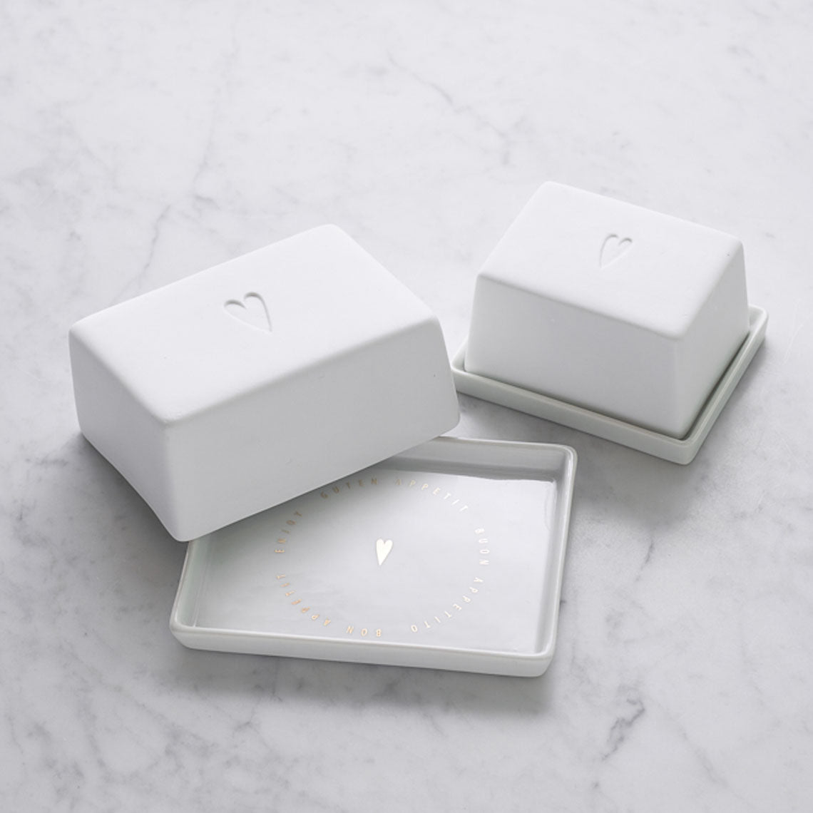 Butterdose "Herz" - Räder