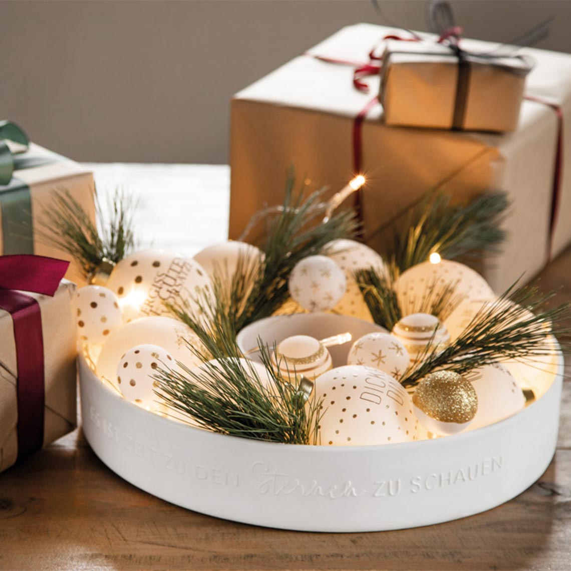 Porzellankranz "Nimm dir Zeit zum Träumen" - Räder