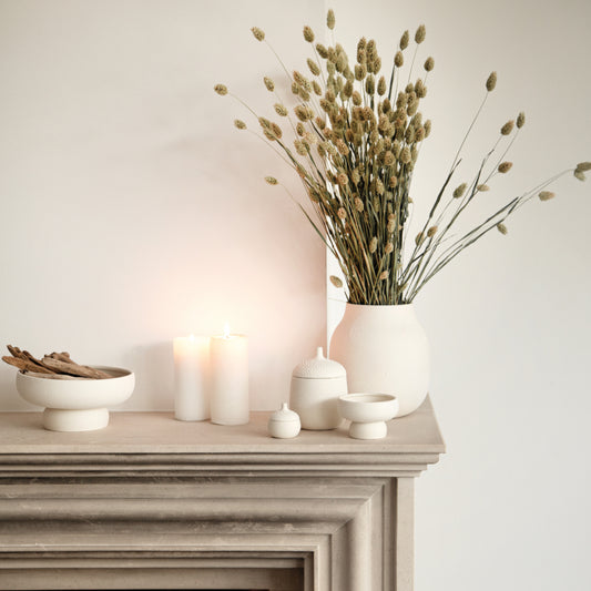 Perlenvase mittel "Punkte" - Räder