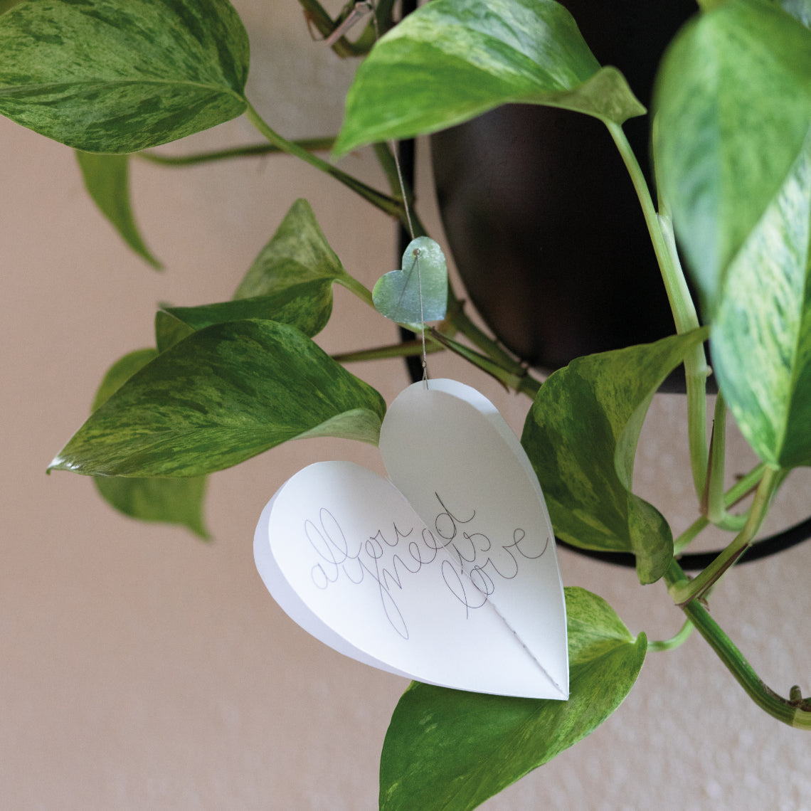 Herz-Clip "All you need is love" - Räder