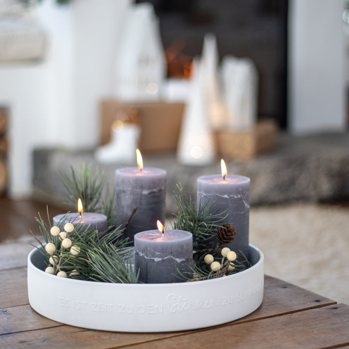 Porzellankranz "Nimm dir Zeit zum Träumen" - Räder