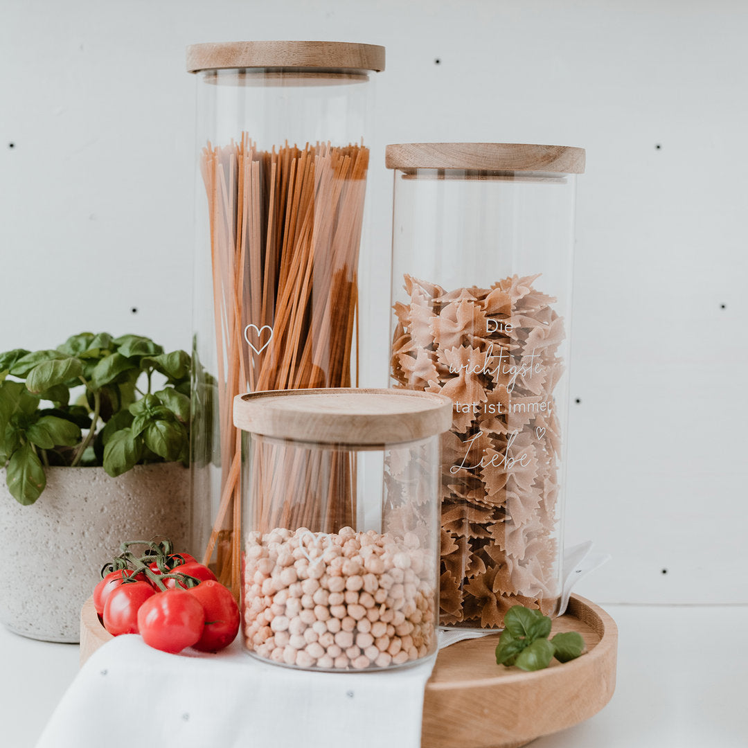 Vorratsglas Liebe 25cm - Eulenschnitt